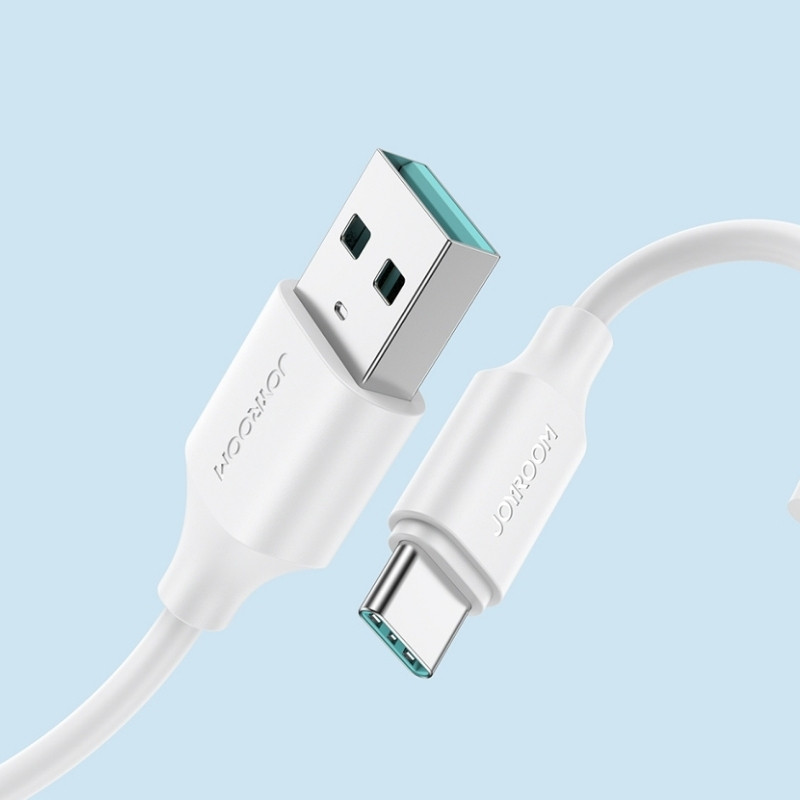 Joyroom Cable USB‑A a USB‑C 3 A 1 m, Blanco - Ítem1
